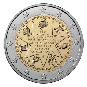 €C# 175 爱奥尼亚群岛并入希腊150周年