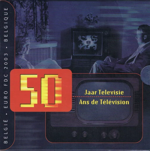 set A · 2003.1 · 比利时电视开播50周年 · 发行量 100,000