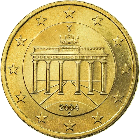 10、20、50 欧分 勃兰登堡门(Brandenburger Tor)