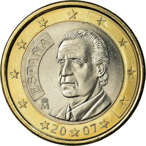 1、2 欧元 · 1999–2014 胡安·卡洛斯一世(Juan Carlos I)