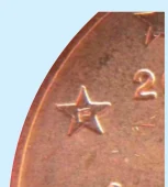 11 号位置星内字母“F”