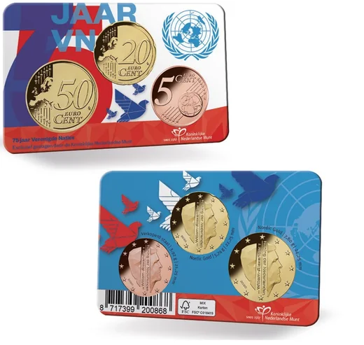 card N · 2020 · 联合国成立75周年 · 发行量 8,000