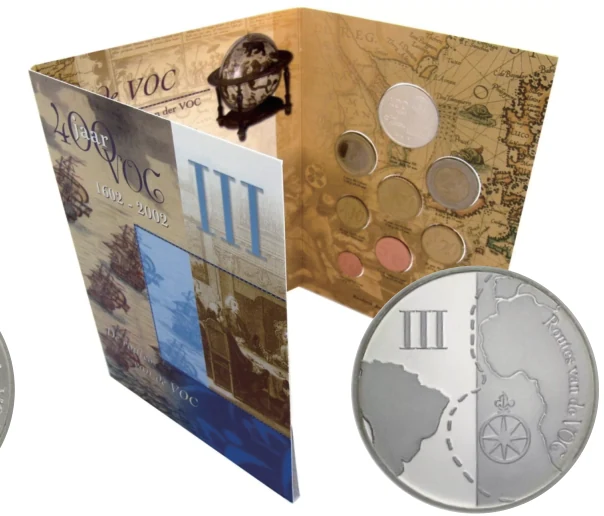 set S · 2002.3 · 联合东印度公司成立400周年(3/6) —— 路线 · 发行量 10,000